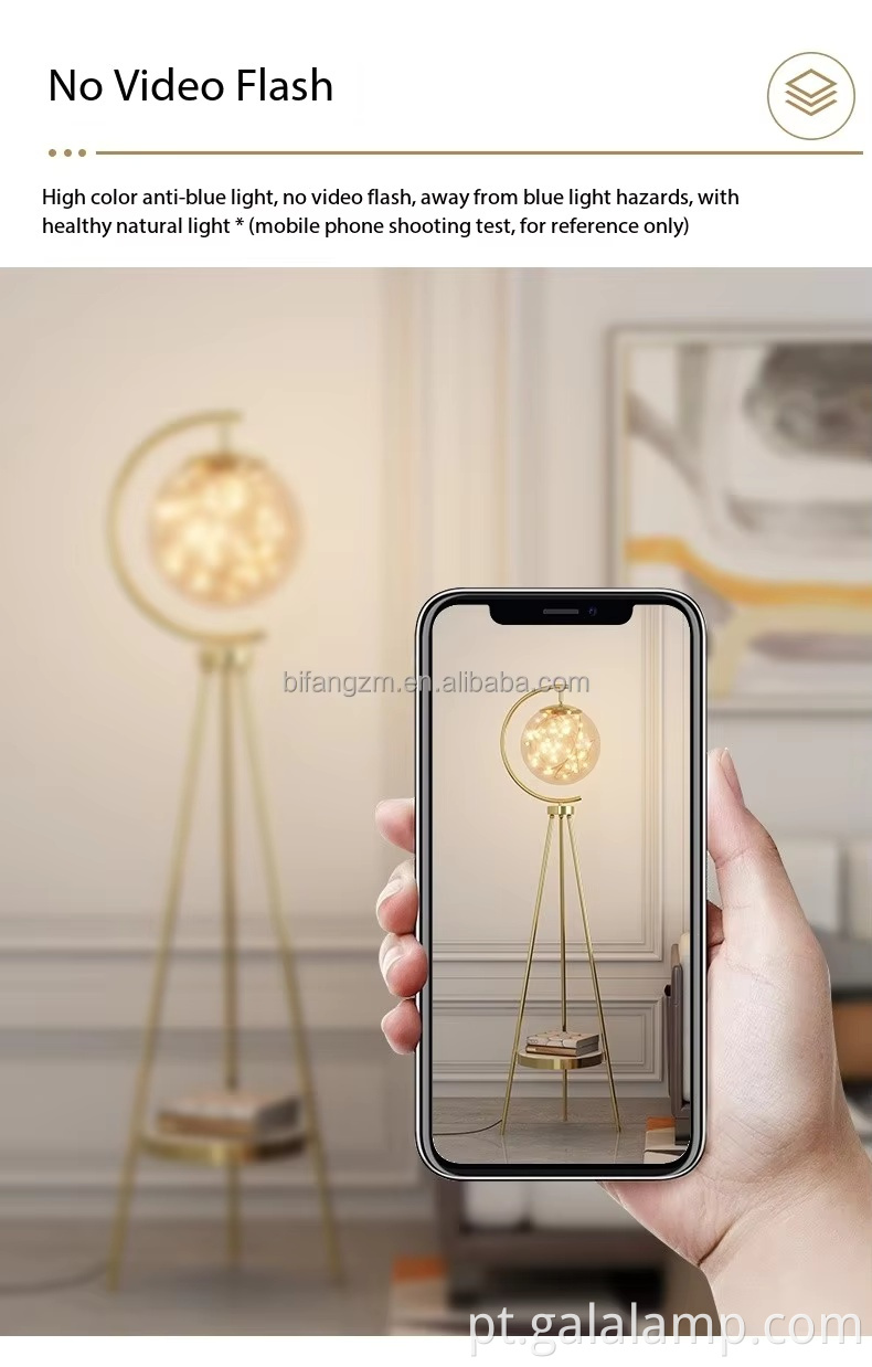 Firefly-Glass-Globe-Floor-Light-Gold